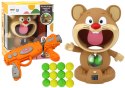 LEAN Toys Gra Zręcznościowa Strzelanie Do Chomika Pistolet Kulki