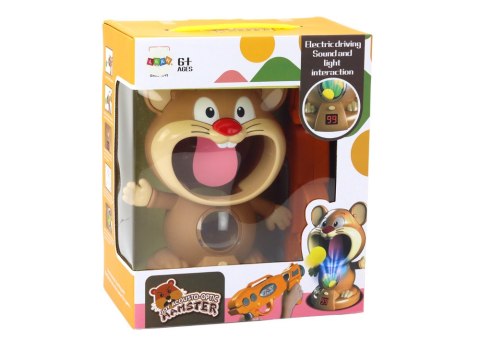 LEAN Toys Gra Zręcznościowa Strzelanie Do Chomika Pistolet Kulki LEAN Toys Gra Zręcznościowa Strzelanie Do Chomika Pistolet Kulki
