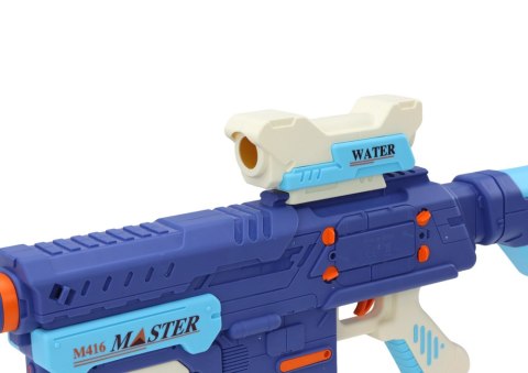 LEAN Toys Karabin Akumulatorowy Na Wodę M416 500ml Niebieski LEAN Toys Karabin Akumulatorowy Na Wodę M416 500ml Niebieski
