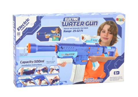 LEAN Toys Karabin Akumulatorowy Na Wodę M416 500ml Niebieski LEAN Toys Karabin Akumulatorowy Na Wodę M416 500ml Niebieski