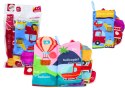 LEAN Toys Miękka Książeczka Edukacyjna Auta Pojazdy Kolorowa Szeleszcząca