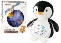 LEAN Toys Pluszowy Miś Usypiający Światła Dźwięki Tryb Nocny i Dzienny Pingwin