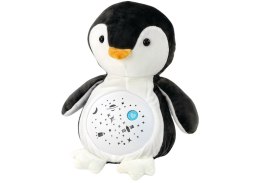 LEAN Toys Pluszowy Miś Usypiający Światła Dźwięki Tryb Nocny i Dzienny Pingwin