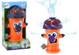 LEAN Toys Zraszacz Ogrodowy Hydrant Fontanna Spryskiwacz Wodny Pomarańczowy