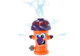 LEAN Toys Zraszacz Ogrodowy Hydrant Fontanna Spryskiwacz Wodny Pomarańczowy