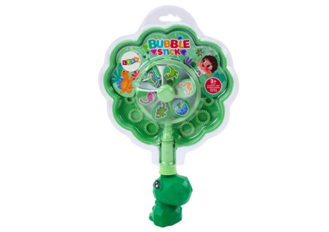 LEAN TOYS Bańki Mydlane Wiatraczek Dinozaur Tacka Zielony LEAN TOYS Bańki Mydlane Wiatraczek Dinozaur Tacka Zielony