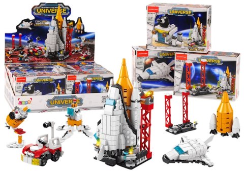 LEAN TOYS Klocki Konstrukcyjne Kosmos Pojazd Kosmiczny Rakieta MIX