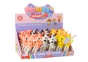 LEAN TOYS Wiatrak Ręczny Krówka Mini Wiatraczek Dla Dzieci 3 Kolory