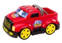 LEAN Toys Autko Kreskówkowe Zdalnie Sterowane Światła Dźwięki Czerwony