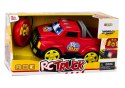 LEAN Toys Autko Kreskówkowe Zdalnie Sterowane Światła Dźwięki Czerwony