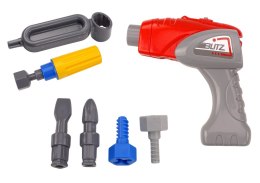 LEAN Toys Ciężarówka Betoniarka Kreskówkowa Do Skręcania DIY Turkusowa