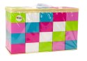 LEAN Toys Duże Klocki Konstrukcyjne W Torbie Naklejki Kolorowe 20 El