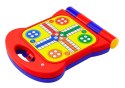 LEAN Toys Gra Podróżna 8w1 Szachy Warcaby Ludo Tryktrak Chińczyk Węże i Drabiny