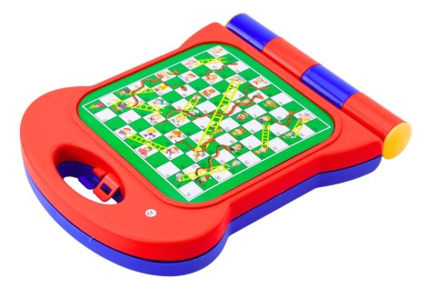 LEAN Toys Gra Podróżna 8w1 Szachy Warcaby Ludo Tryktrak Chińczyk Węże i Drabiny LEAN Toys Gra Podróżna 8w1 Szachy Warcaby Ludo Tryktrak Chińczyk Węże i Drabiny