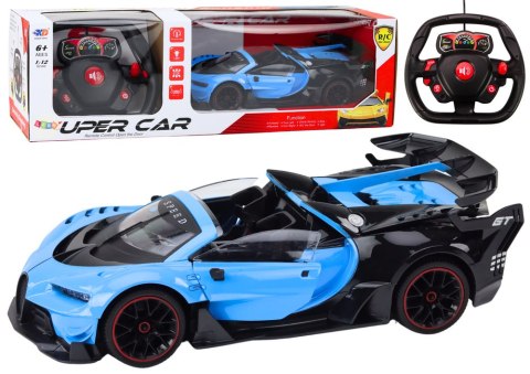 LEAN Toys Samochód Sportowy Zdalnie Sterowany RC 1:12 Otwierane Drzwi Niebieski LEAN Toys Samochód Sportowy Zdalnie Sterowany RC 1:12 Otwierane Drzwi Niebieski