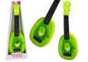 LEAN Toys Ukulele Dla Dzieci Mini Gitara 4 Struny Owoc Kiwi Zielona
