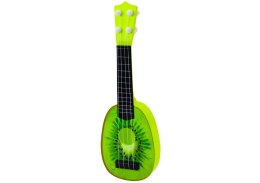 LEAN Toys Ukulele Dla Dzieci Mini Gitara 4 Struny Owoc Kiwi Zielona