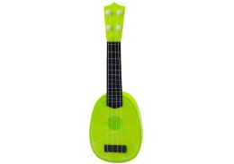 LEAN Toys Ukulele Dla Dzieci Mini Gitara 4 Struny Owoc Limonka Zielona