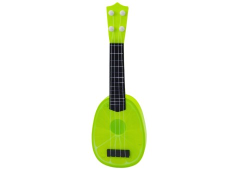 LEAN Toys Ukulele Dla Dzieci Mini Gitara 4 Struny Owoc Limonka Zielona LEAN Toys Ukulele Dla Dzieci Mini Gitara 4 Struny Owoc Limonka Zielona
