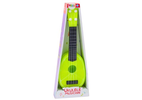 LEAN Toys Ukulele Dla Dzieci Mini Gitara 4 Struny Owoc Limonka Zielona LEAN Toys Ukulele Dla Dzieci Mini Gitara 4 Struny Owoc Limonka Zielona