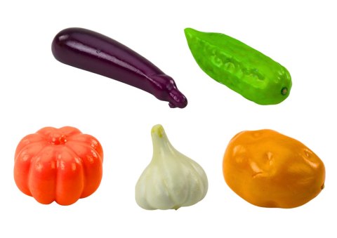 LEAN Toys Zestaw Miękkie Warzywa 24 Elementy LEAN Toys Zestaw Miękkie Warzywa 24 Elementy