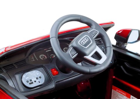LEAN CARS Auto Na Akumulator Audi Q7 Czerwone Lakierowane LEAN CARS Auto Na Akumulator Audi Q7 Czerwone Lakierowane