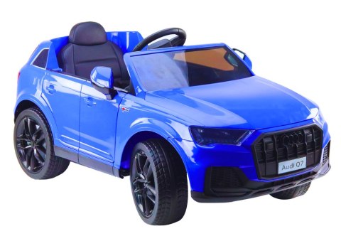 LEAN CARS Auto Na Akumulator Audi Q7 Niebieskie Lakierowane LEAN CARS Auto Na Akumulator Audi Q7 Niebieskie Lakierowane