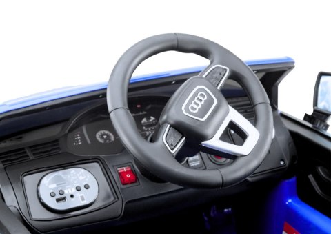 LEAN CARS Auto Na Akumulator Audi Q7 Niebieskie Lakierowane LEAN CARS Auto Na Akumulator Audi Q7 Niebieskie Lakierowane
