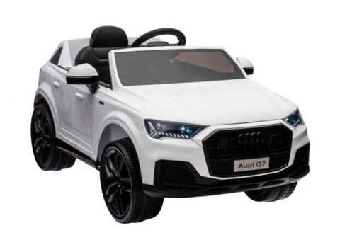 LEAN CARS Auto na Akumulator Audi Q7 Białe LEAN CARS Auto na Akumulator Audi Q7 Białe