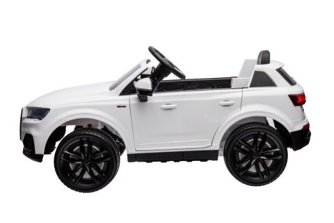 LEAN CARS Auto na Akumulator Audi Q7 Białe LEAN CARS Auto na Akumulator Audi Q7 Białe
