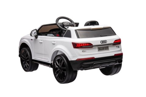LEAN CARS Auto na Akumulator Audi Q7 Białe LEAN CARS Auto na Akumulator Audi Q7 Białe