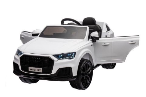 LEAN CARS Auto na Akumulator Audi Q7 Białe LEAN CARS Auto na Akumulator Audi Q7 Białe