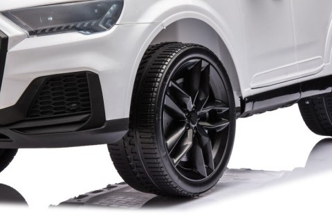 LEAN CARS Auto na Akumulator Audi Q7 Białe LEAN CARS Auto na Akumulator Audi Q7 Białe