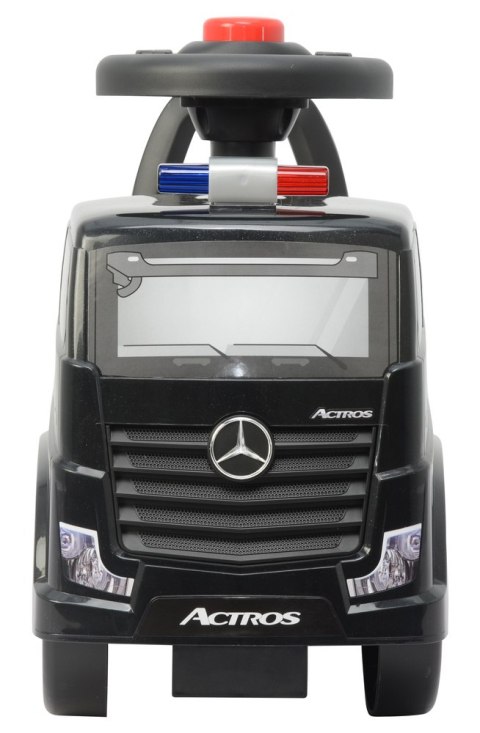 LEAN CARS Jeździk Mercedes Actros Policja 3316A Czarny