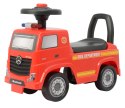 LEAN CARS Jeździk Mercedes Actros Policja 3316A Czerwony