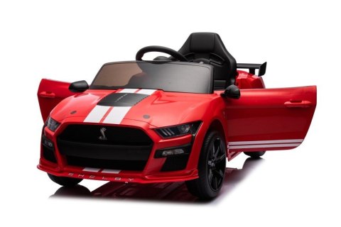 LEAN CARS Pojazd na Akumulator Ford Mustang GT500 Shelby Czerwony