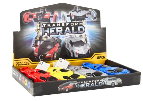 LEAN Toys Auto Robot 2w1 Transformacja Samochód Sportowy Napęd LEAN Toys Auto Robot 2w1 Transformacja Samochód Sportowy Napęd