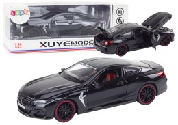 LEAN Toys Auto Sportowe Metalowe Napęd Frykcyjny Otwierane Elementy 1:24 Czarne