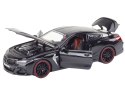 LEAN Toys Auto Sportowe Metalowe Napęd Frykcyjny Otwierane Elementy 1:24 Czarne