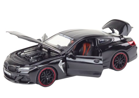 LEAN Toys Auto Sportowe Metalowe Napęd Frykcyjny Otwierane Elementy 1:24 Czarne LEAN Toys Auto Sportowe Metalowe Napęd Frykcyjny Otwierane Elementy 1:24 Czarne