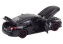 LEAN Toys Auto Sportowe Metalowe Napęd Frykcyjny Otwierane Elementy 1:24 Czarne