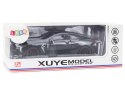 LEAN Toys Auto Sportowe Metalowe Napęd Frykcyjny Otwierane Elementy 1:24 Czarne