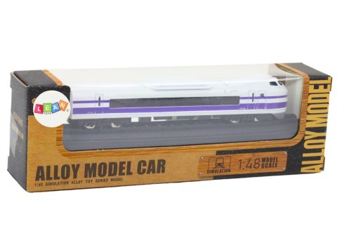 LEAN Toys Model Kolekcjonerski Pociąg Wagon 1:48 Metalowy Biało-Fioletowy LEAN Toys Model Kolekcjonerski Pociąg Wagon 1:48 Metalowy Biało-Fioletowy