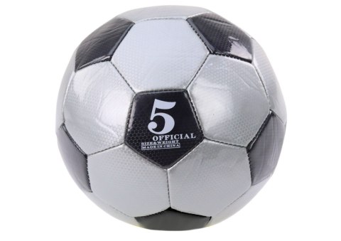 LEAN Toys Piłka Klasyczna 24 cm Do Piłki Nożnej Rozmiar 5 Szara LEAN Toys Piłka Klasyczna 24 cm Do Piłki Nożnej Rozmiar 5 Szara
