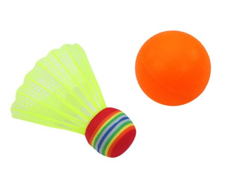 LEAN Toys Rakietki Do Badmintona Dziecięce Zwierzęta Żółty Różowy LEAN Toys Rakietki Do Badmintona Dziecięce Zwierzęta Żółty Różowy