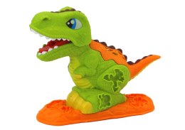 LEAN Toys Zestaw Ciastoliny Dinozaur 6 Kolorów Formy Delfinek Muszelka
