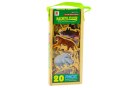 LEAN Toys Zestaw Magnesy Drewniane Dzikie Zwierzęta Safari 20 Sztuk