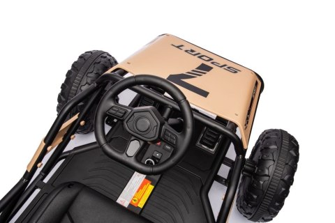 LEAN CARS Auto Na Akumulator Buggy A8812 Khaki 24V LEAN CARS Auto Na Akumulator Buggy A8812 Khaki 24V