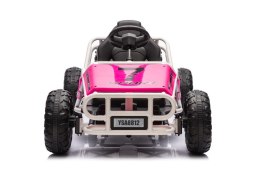 LEAN CARS Auto Na Akumulator Buggy A8812 Różowe 24V