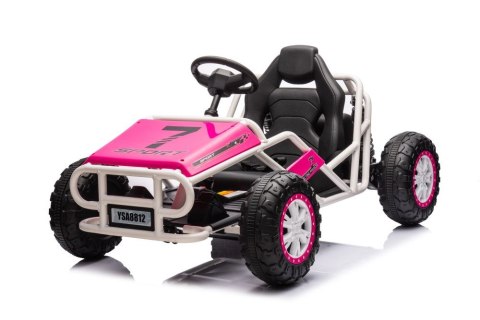 LEAN CARS Auto Na Akumulator Buggy A8812 Różowe 24V LEAN CARS Auto Na Akumulator Buggy A8812 Różowe 24V